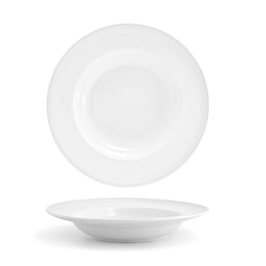 FOH DBO032WHP22 Spiral 14 Ounce Rim Bowl - 6 / CS