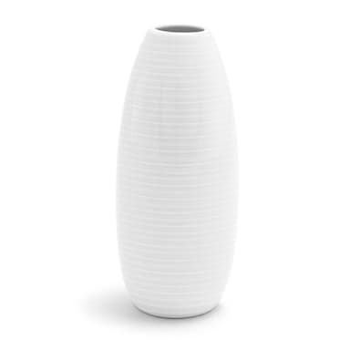 FOH TVA002WHP22 Spiral 6" White Vase - 6 / CS