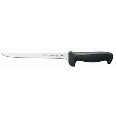 MundialĀ® 5614-8 Black Handled 8" Narrow Stiff Fillet Knife