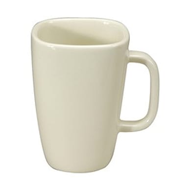1880 Hospitality F9000000560S Cream White NR 10 Oz. Square Mug - 36/CS