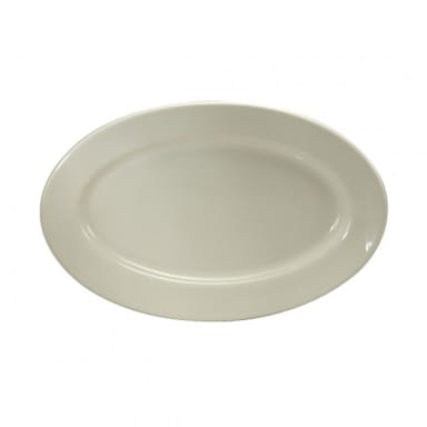 1880 Hospitality F9010000324 Cream White RE 7-1/8" Oval Platter - 36/CS