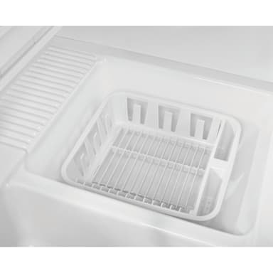 Rubbermaid® FG6049ARWHT White Plastic 14" Dish Drainer