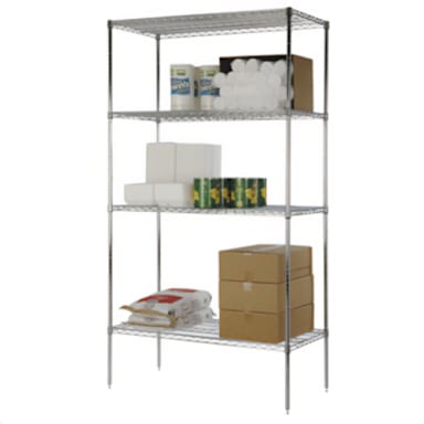 Darling Foodservice Chrome Finish 24" x 24" Wire Shelf