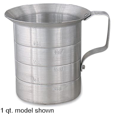 Browne Foodservice 575670 Aluminum 4 Qt. Liquid Measuring Cup