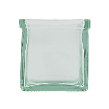 Cal-Mil C4X4GLCN Green 4" x 4" Replacement Glass Jar