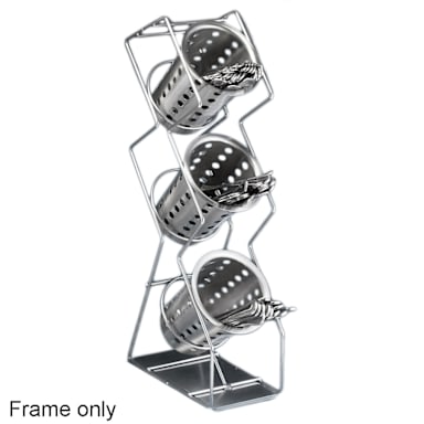 Cal-Mil 1025-3-39 Silver 3 Hold Silver Flatware Display