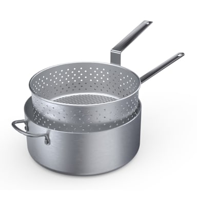 Vollrath® 68227 Wear-Ever Aluminum 9 Quart Fryer with Basket