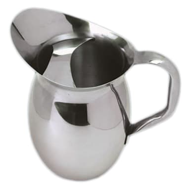 American Metalcraft BPG67 S/S 68 Oz Bell Pitcher with Ice Guard