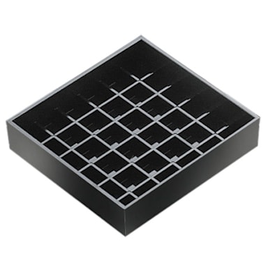 Cal-Mil 681-4-13 Black 4" x 4" Spigot Drip Tray