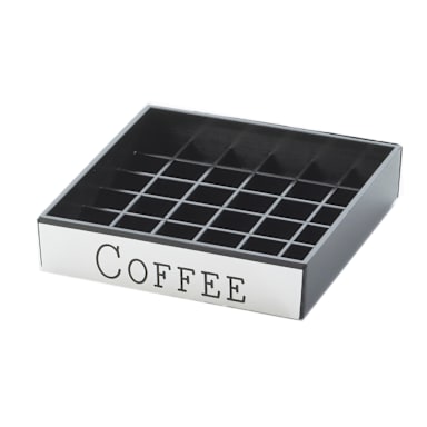 Cal-Mil 632-1 Square 4" "Coffee" Spigot Drip Tray