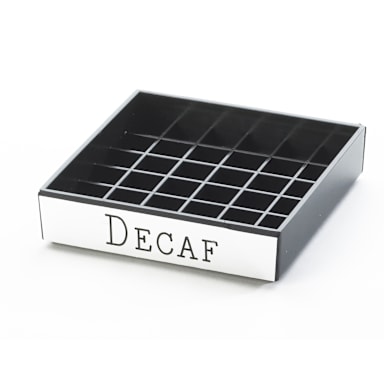 Cal-Mil 632-2 Square 4" "Decaf" Spigot Drip Tray