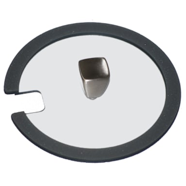 Cal-Mil® Custom Notched Acrylic Lid to Fit Round S/S Mepra Bowl