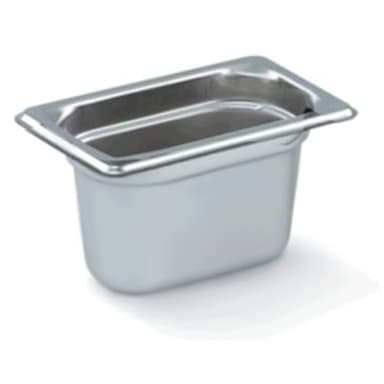 Vollrath 90942 Super Pan 3® S/S 1/9 Size x 4" D Food Pan