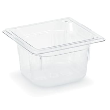 Vollrath 8066410 Clear 1/6 Size x 6" D Low Temp Food Pan