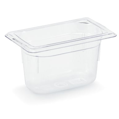 Vollrath 8092410 Clear 1/9 Size x 2.5" D Low Temp Food Pan