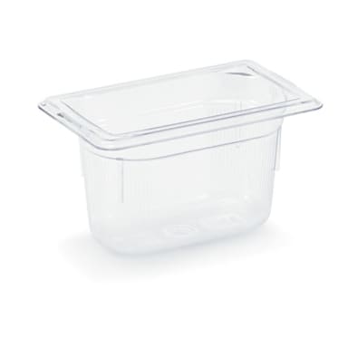 Vollrath 8094410 Clear 1/9 Size x 4" D Low Temp Food Pan