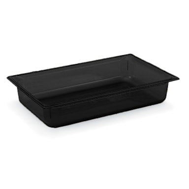 Vollrath 8006420 Black Full Size Super Pan® 20.2 Qt. Plastic Pan