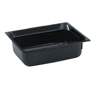Vollrath 8042420 Black 1/4 Size x 2.5" D Low Temp Food Pan