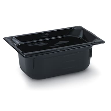 Vollrath 8092420 Black 1/9 Size x 2.5" D Low Temp Food Pan