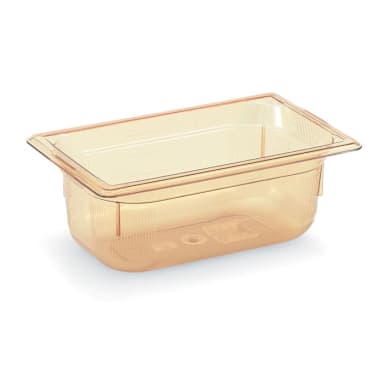 Vollrath 9044410 Super Pan® Amber 1/4 Size x 4" D Food Pan