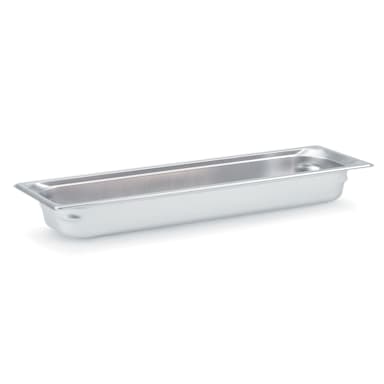 Vollrath 90512 Super Pan 3 S/S Half-Long Size x 1.25" D Food Pan
