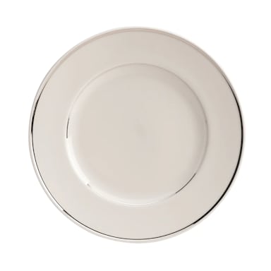 Homer Laughlin 03661191 Seville Platinum Line 6.25" Plate