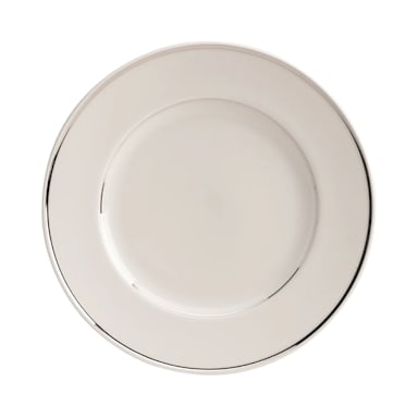 Homer Laughlin 03691191 Seville Platinum Line 9" Plate