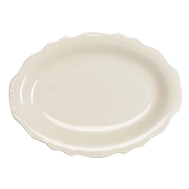 Homer Laughlin 52700 Carolyn Undecorated 12.58" Platter - Dozen