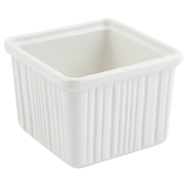 Bon Chef 9503 WHITE Sandstone 28 Oz. Space Saver Garnish Bowl