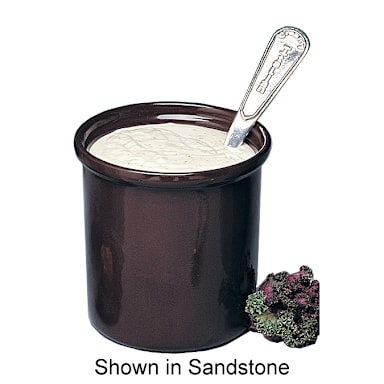 Bon Chef 9202 IVORY Sandstone 40 Oz Dressing Container / Condiment Pot