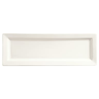 Libbey - Formerly World Tableware SL-22 Slate Bright White Rectangular Plate