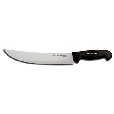 Dexter Russell SG132-10B-PCP SofGrip Black 10" Cimeter Steak Knife