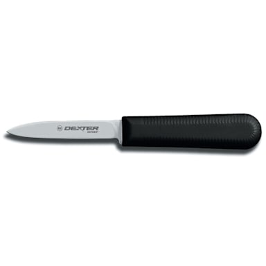 Dexter Russell SG104B-PCP SofGrip Black Handle 3-1/4" Chef's Parer