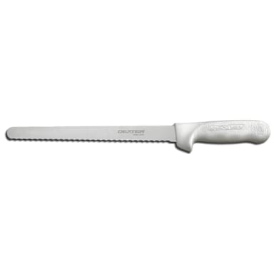 Dexter Russell S140N-10SC-PCP Sani-Safe 10" Scalloped Slicer Knife