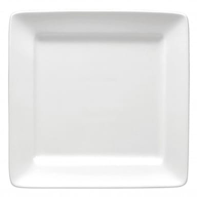 1880 Hospitality F8010000139S Bright White Ware 9" Square Plate - 24/CS