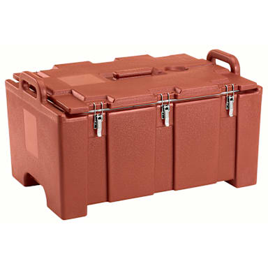 Cambro 100MPC402 Camcarrier Brick Red Insulated Food Pan Carrier