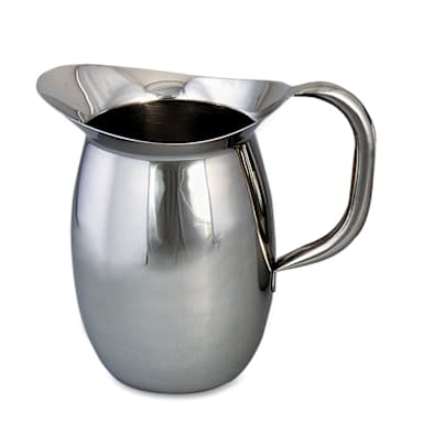 Browne Foodservice 8203 S/S 3.1 Qt. Bell Pitcher with Tubular Handle