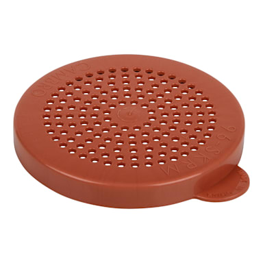 Cambro 96SKRLM408 Red Medium Grain Products Lid for Shakers
