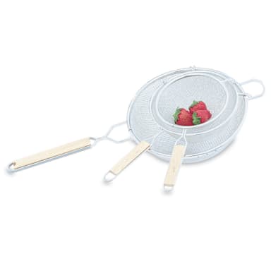 Vollrath® 47196 Retinned 10-1/4" Medium Wire Mesh Strainer