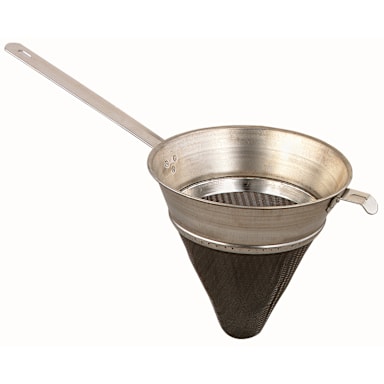 Browne Foodservice 575515 2.25 Qt. Bouillon Strainer with Pan Hook