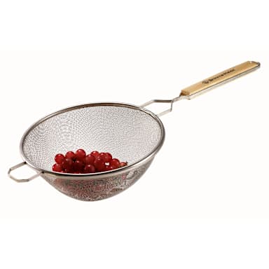 Browne Foodservice 9098 Fine Single-Mesh Strainer with 8" Bowl