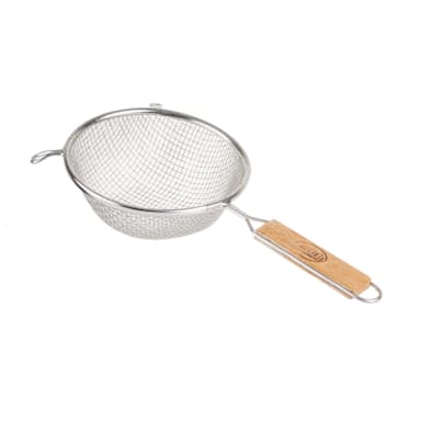 TableCraft 82 Tinned 6-1/4" Double Fine Mesh Strainer