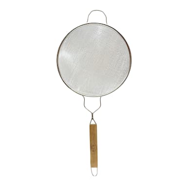 TableCraft 97 Tinned 10-1/4" Single Medium Mesh Strainer