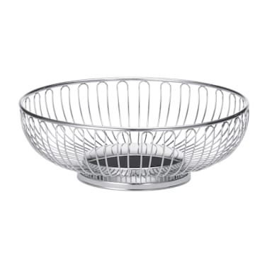 TableCraft 4175 Chalet Chrome Plated 9.63" x 3.25" Basket