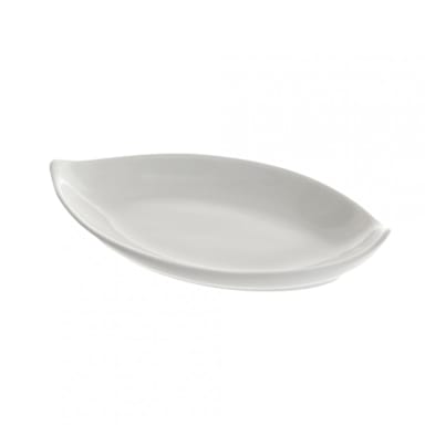 10 Strawberry Street WTR-5OVLTB White 5 x 3" Oval Tray