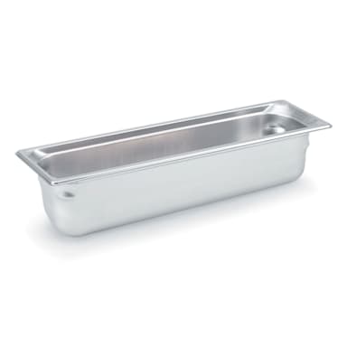 Vollrath 90562 Super Pan 3 S/S Half-Long Size x 6" D Food Pan