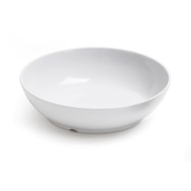 G.E.T. CS-6106-W Siciliano White Melamine 1.3 Qt. Bowl