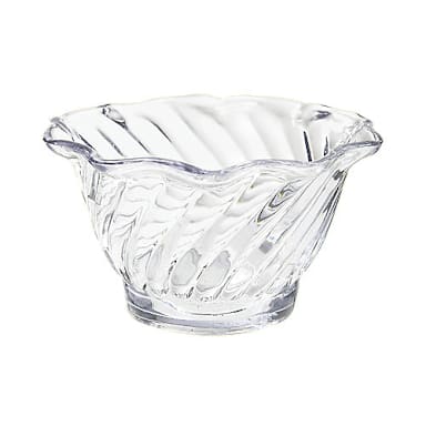 G.E.T. DD-60-CL Dessert Time 6 Oz. Clear Dessert Dish