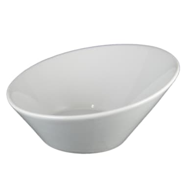 Vertex China ARG-IC16 Signature 42 Oz. White Incline Bowl