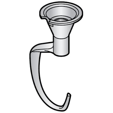 Alfa 80D J Dough Hook, 80 Quart